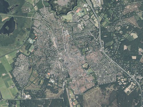 Luchtfoto van bussum
