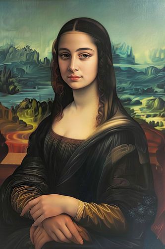 niet Mona Lisa portret