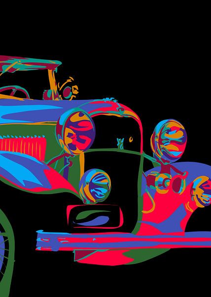 Oldtimer-Pop-Art von IHSANUDDIN .