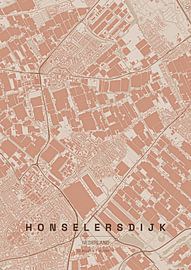 Stadtplan von Honselersdijk von Stef van Campen