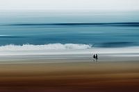 Golven - Abstracte Strand Scène