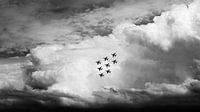 Patrouille de France, 6 june 2014 Remembrance D-Day 70 years.  by Cor Ritmeester thumbnail