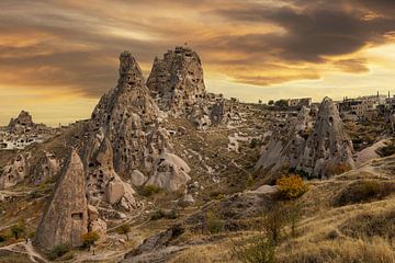 Uchisar zum Sonnenuntergang
