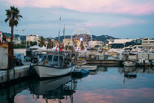 Cannes in the evening