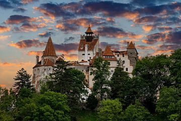 Bran Castle in Romania by Roland Brack