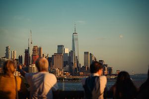 Le One World Trade Center : Skyline dans la lumière du soir