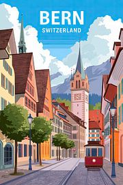 Bern, Schweiz von Poster Art Shop