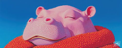 Serenity in Scarlet Wrap