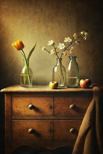 Tulp & Appelbloesem met Appelvinkje