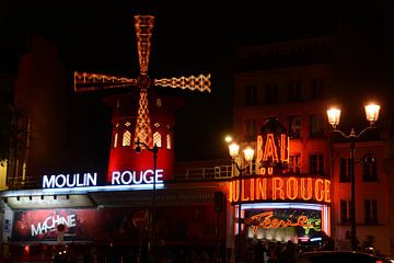 Moulin Rouge, Parijs, Frankrijk van Yvette J. Meijer