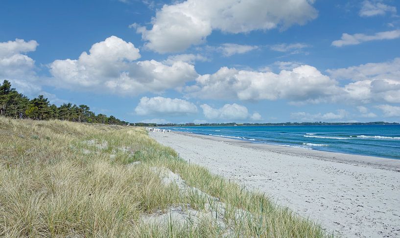 op het Juliusruh strand van Peter Eckert