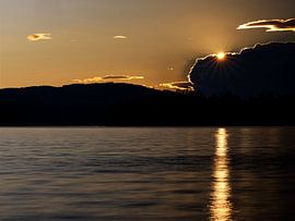 Coucher de soleil sur le Staffelsee