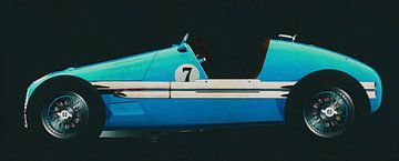 Vue latérale du Grand Prix Gordini T16 1952