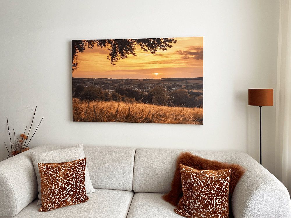 Zonsondergang Gulpen  von John Kreukniet 