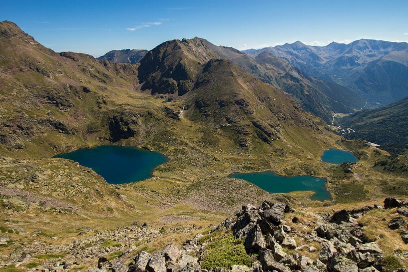 Mountain lakes in Pyrenees von Paul Wendels