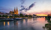 Regensburg in the evening