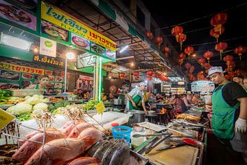 Straßenessen in Bangkok von Bart Hageman Photography