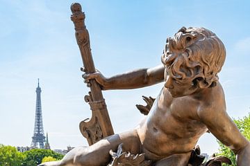 Schöne Ornamente der Pont Alexandre-III in Paris von KC Photography