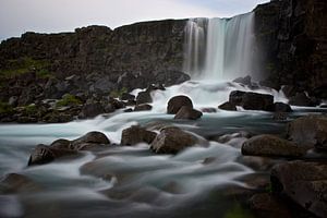 Öxarárfoss, IJsland van Eddo Kloosterman