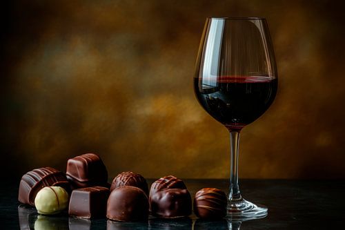 Wine and chocolates