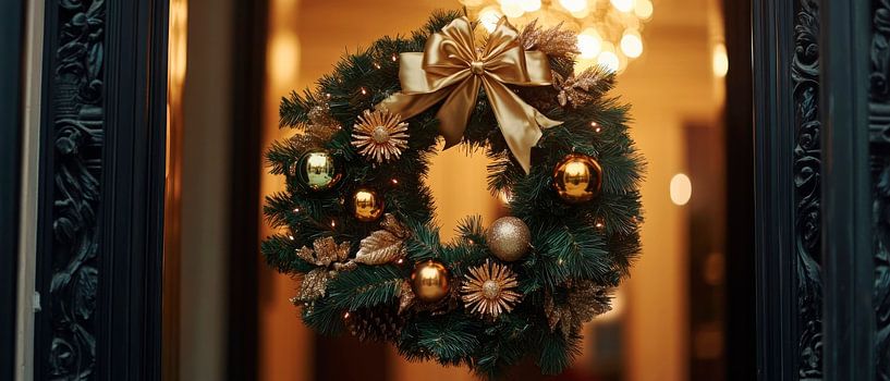 Kerstkrans van Poster Art Shop