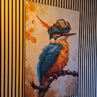 Photo de nos clients: Portrait du martin-pêcheur par But First Framing, sur ArtFrame