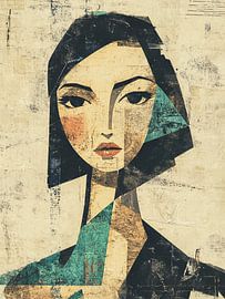 Women's portrait | Layers of Complexity by Eye catching paintings