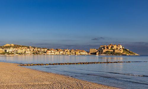 View of Calvi, Corsica, France