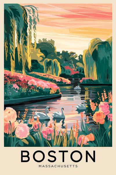 Boston, Massachusetts par Poster Art Shop