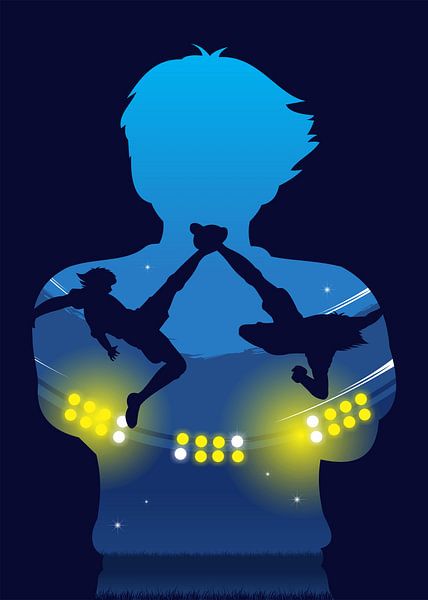 ANIME FOOTBAL SILHOUETTE MINIMALIST by Taufan Heriyansyah