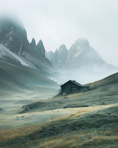 Herfstmagie in de bergen van fernlichtsicht