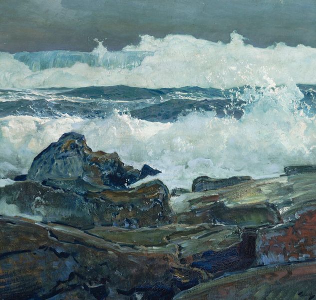 Frederick Judd Waugh~Die nächste Welle von finemasterpiece