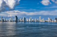 Skyline of the city of Cartagena in Colombia. by Jan Schneckenhaus thumbnail