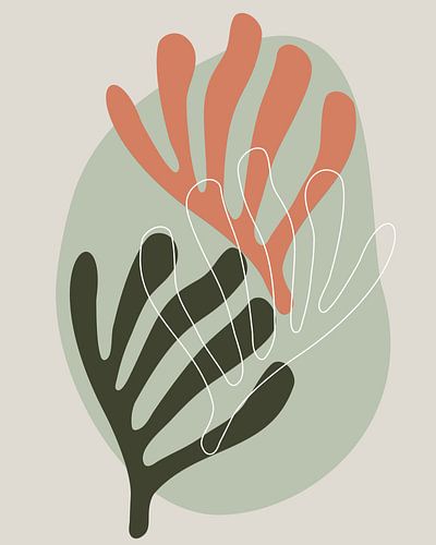 Minimalistische organische vormen