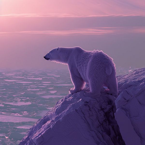 Polar bear by Poster Art Shop