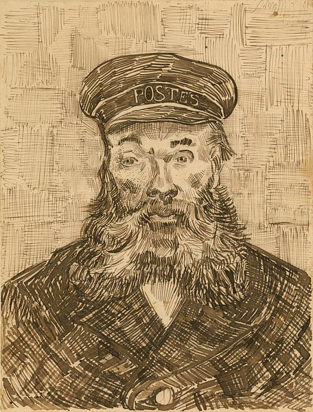 Portrait of the Postman Joseph Roulin, Vincent van Gogh by Masterful Masters