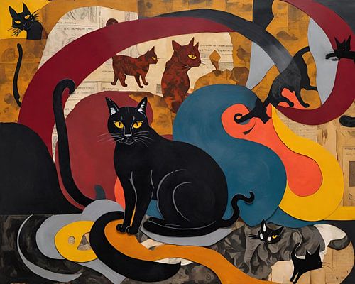 Katten, staarten en krullen