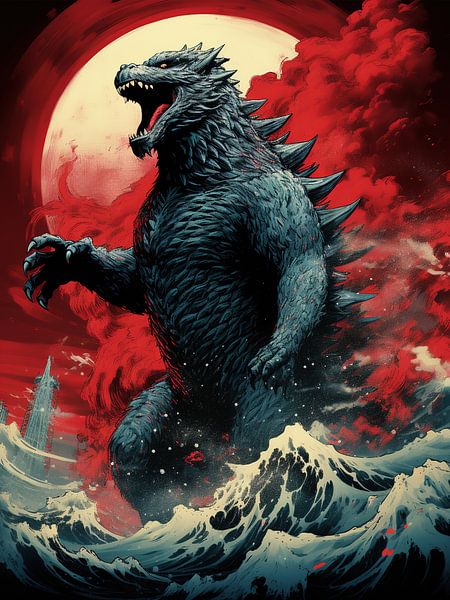 Godzilla Japan von Muhammad Ida Bagus Sadewa