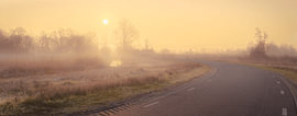 A walk at sunrise during the golden hour – morning mist in the Weerribben by Fotografiecor .nl