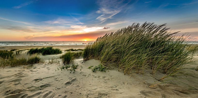post 15 - Strand von Texel - Sonnenuntergang in den Dünen von Texel360Fotografie Richard Heerschap