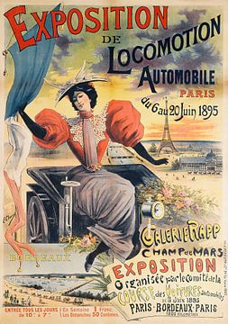 E Clouet - Exposition De Locomotion Automobile Parijs (1895) van Peter Balan