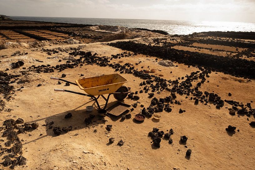 Lanzarote salt field by Mirjam de Jonge