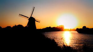 Sonnenuntergang über der Beemster