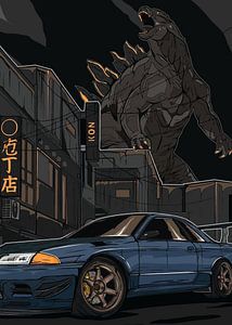 Nissan und Godzilla