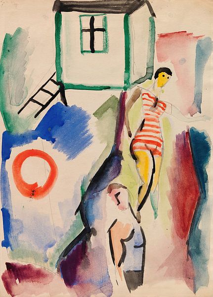 Sulho Sipilä - Beach (1917) by Peter Balan