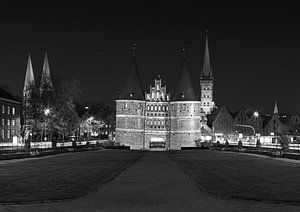 Lübeck Holstentor Panorama