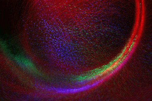 Rainbow colours certainly fit in modern interiors