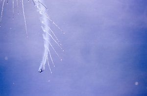 F16 Flare-Feuerwerk  van Joachim Serger