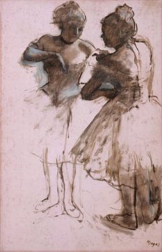 Zwei Tänzer, Edgar Degas