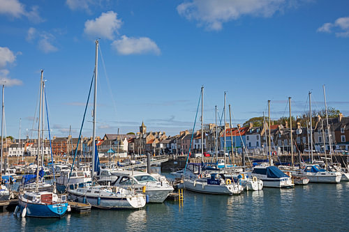 De haven van Anstruther, East Neuk, Fife, Schotland, Verenigd Koninkrijk